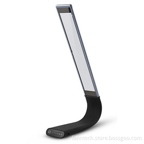 variable color temperature led touch dimmable USB rechargeable eye protection foldable 3 lighting modes and 6-level dimmer